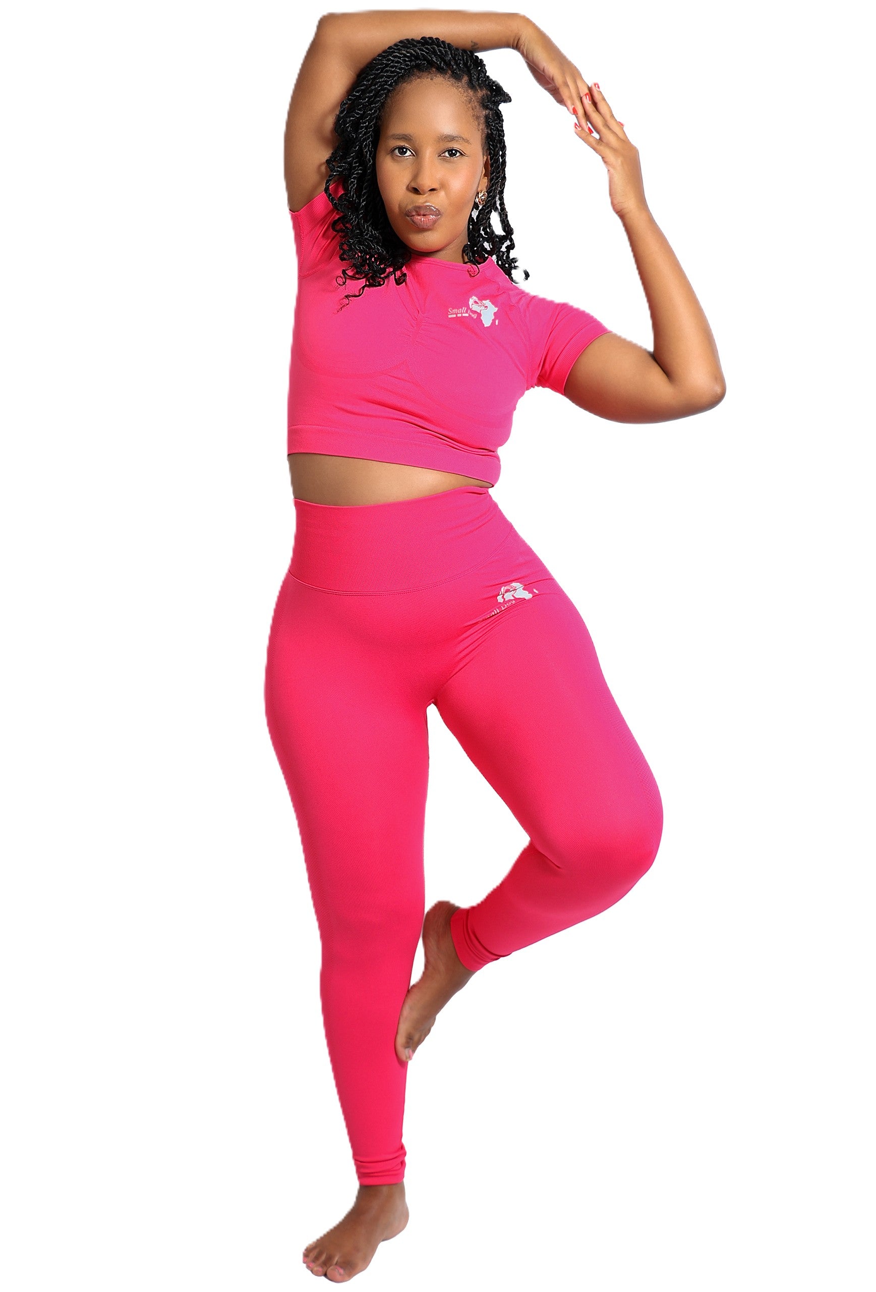 Smalldog Holdings - Active Wear - Long Pants - Short Sleeve Athleisure Set