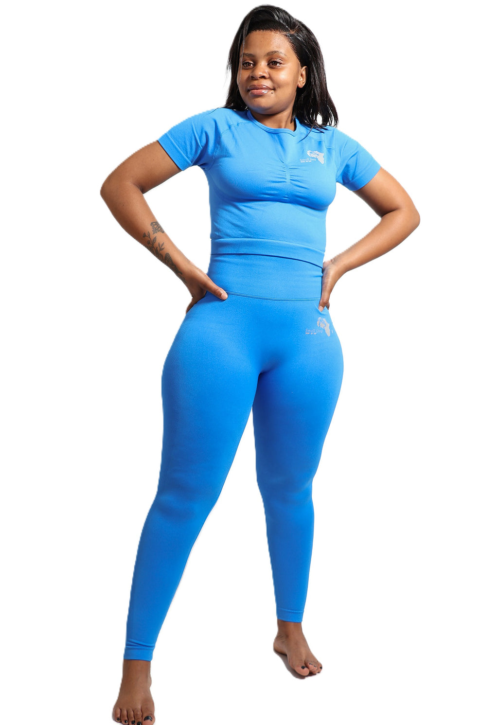Smalldog Holdings - Active Wear - Long Pants - Short Sleeve Athleisure Set