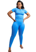 Smalldog Holdings - Active Wear - Long Pants - Short Sleeve Athleisure Set