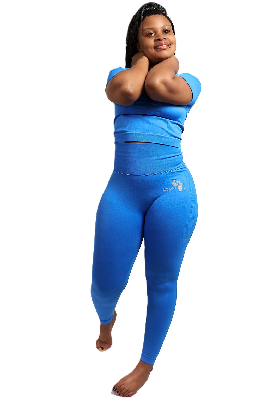 Smalldog Holdings - Active Wear - Long Pants - Short Sleeve Athleisure Set