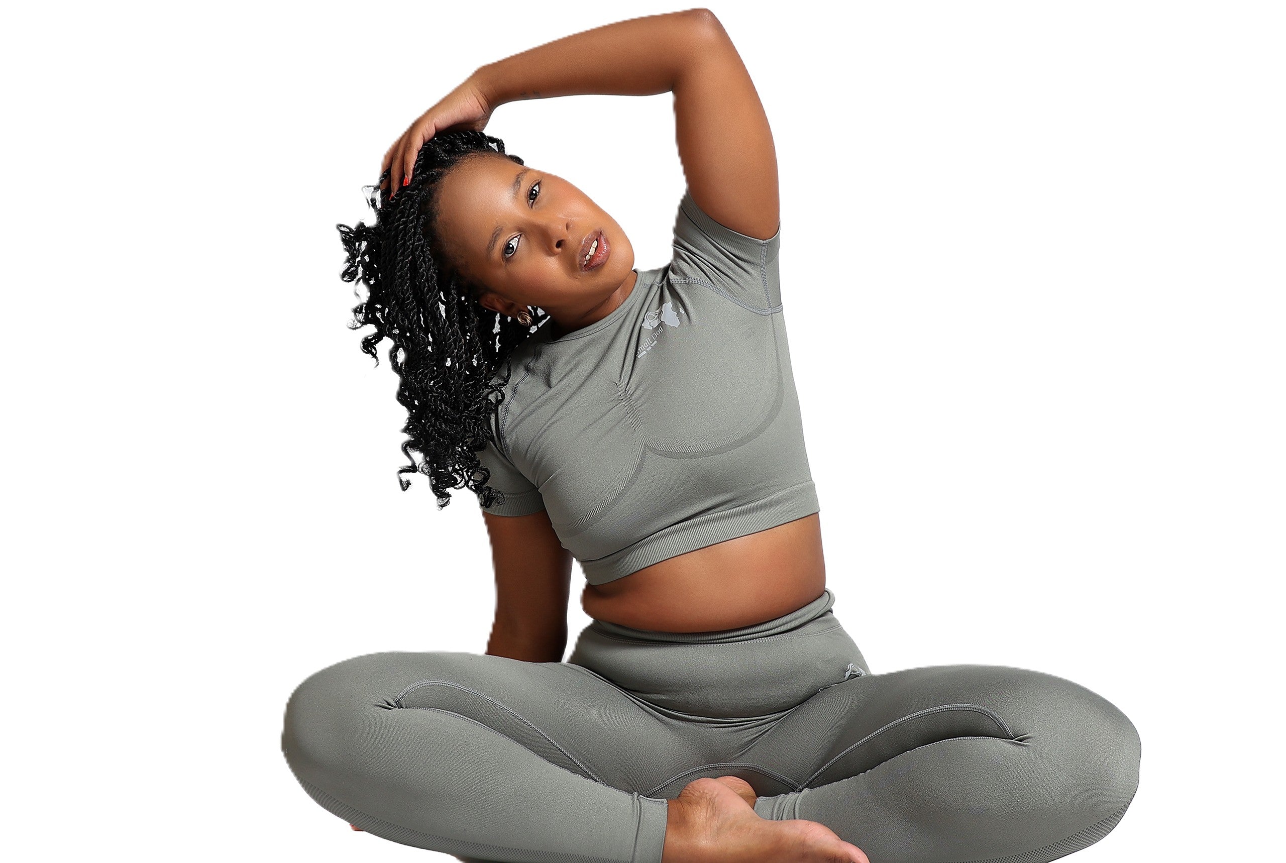 Smalldog Holdings - Active Wear - Long Pants - Short Sleeve Athleisure Set